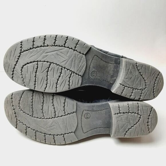 JANA | Germany Chunky Low Heel Shimmer Booties w/ Strap Detail Sz 9.5 US/ Eur 41 - Picture 13 of 15